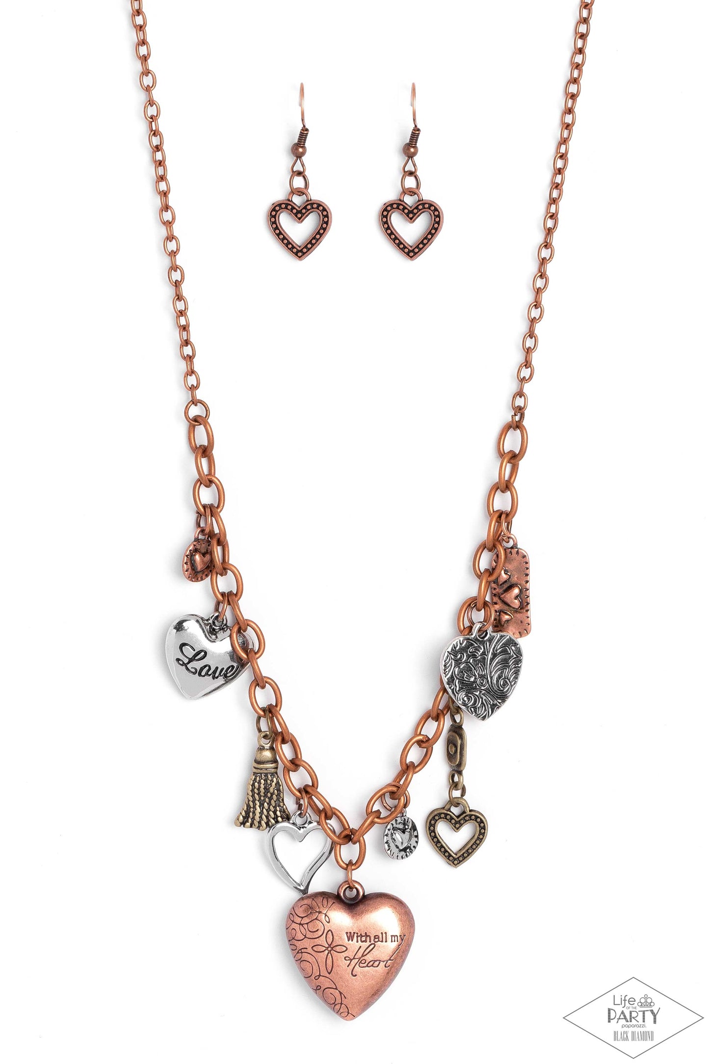 Paprazzi Accessories - Heart Of Wisdom - Multi Necklace