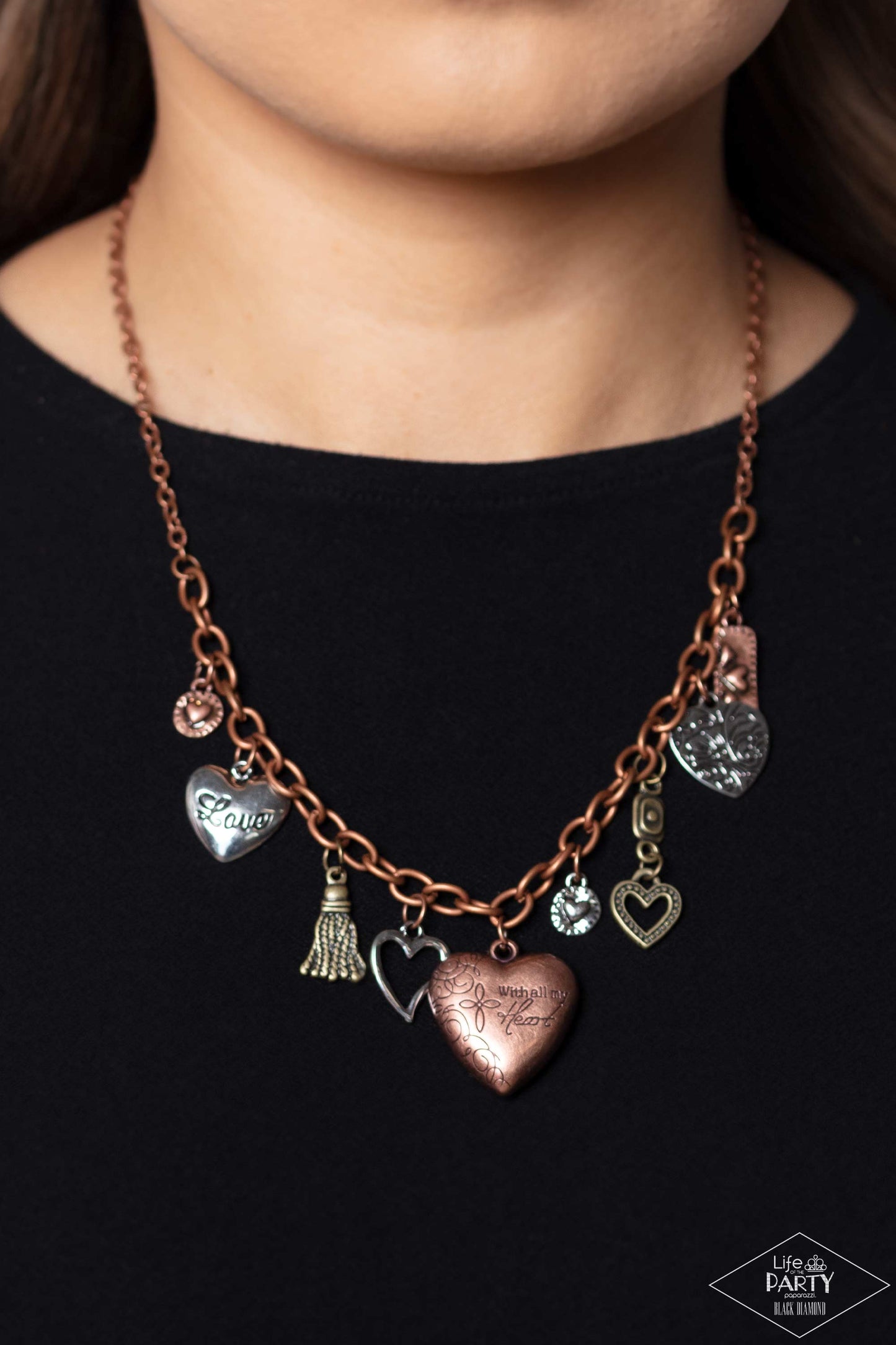 Paprazzi Accessories - Heart Of Wisdom - Multi Necklace