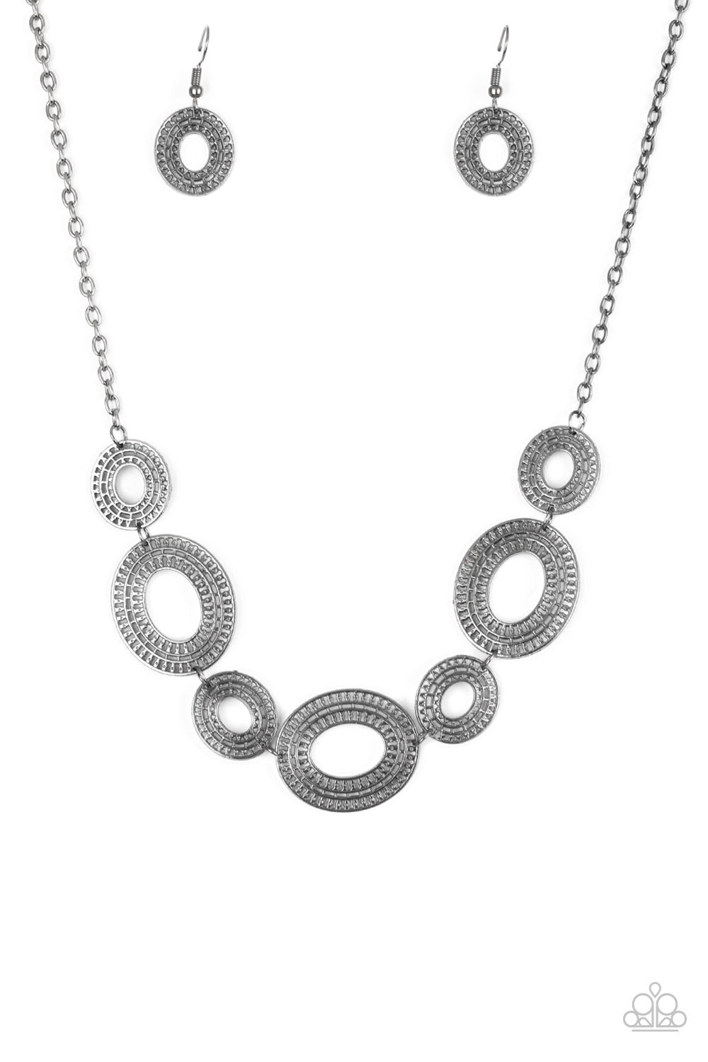 Paparazzi Accessories - Basically Baltic - Black Necklace