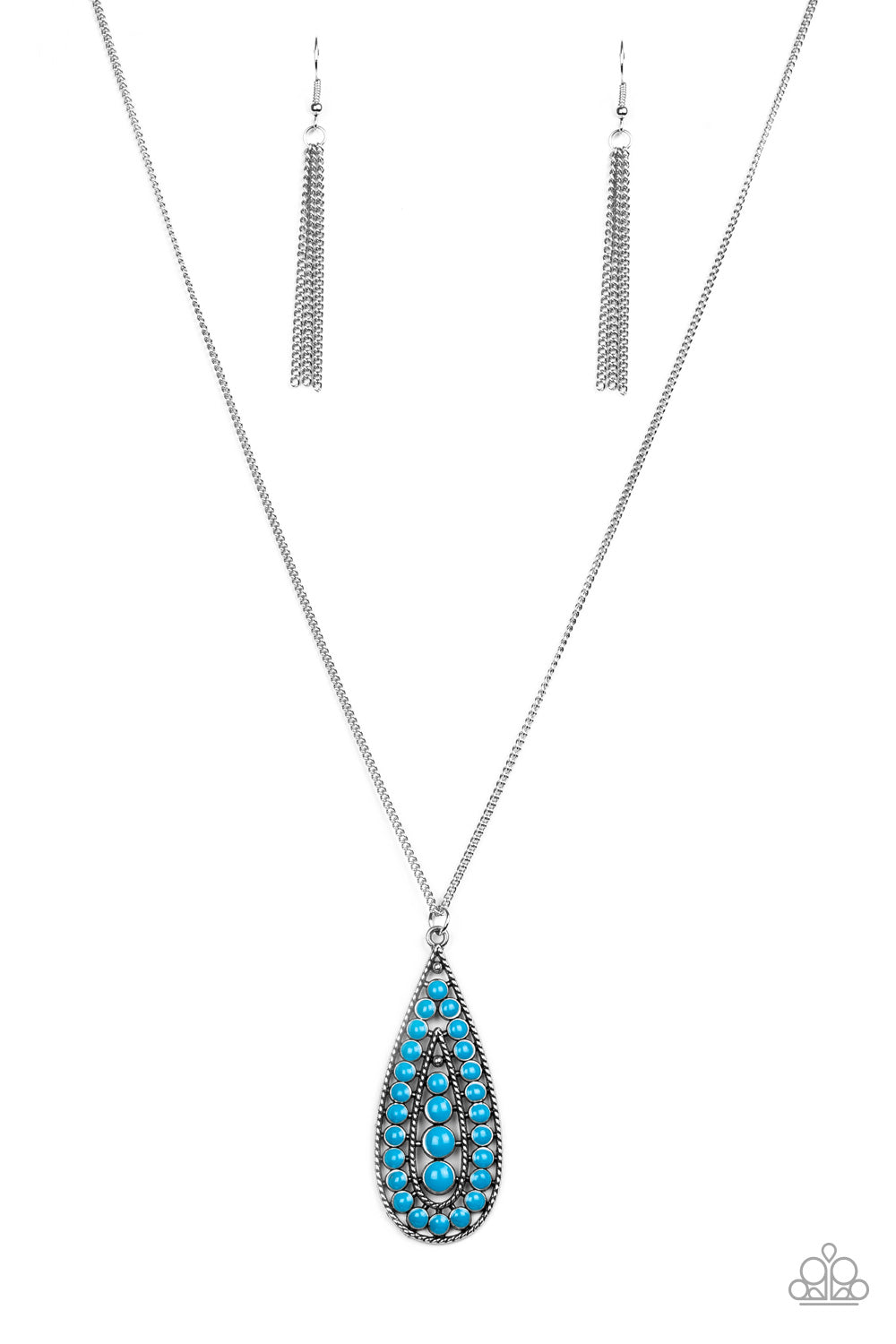 Paparazzi Accessories - Tiki Tease - Blue Necklace