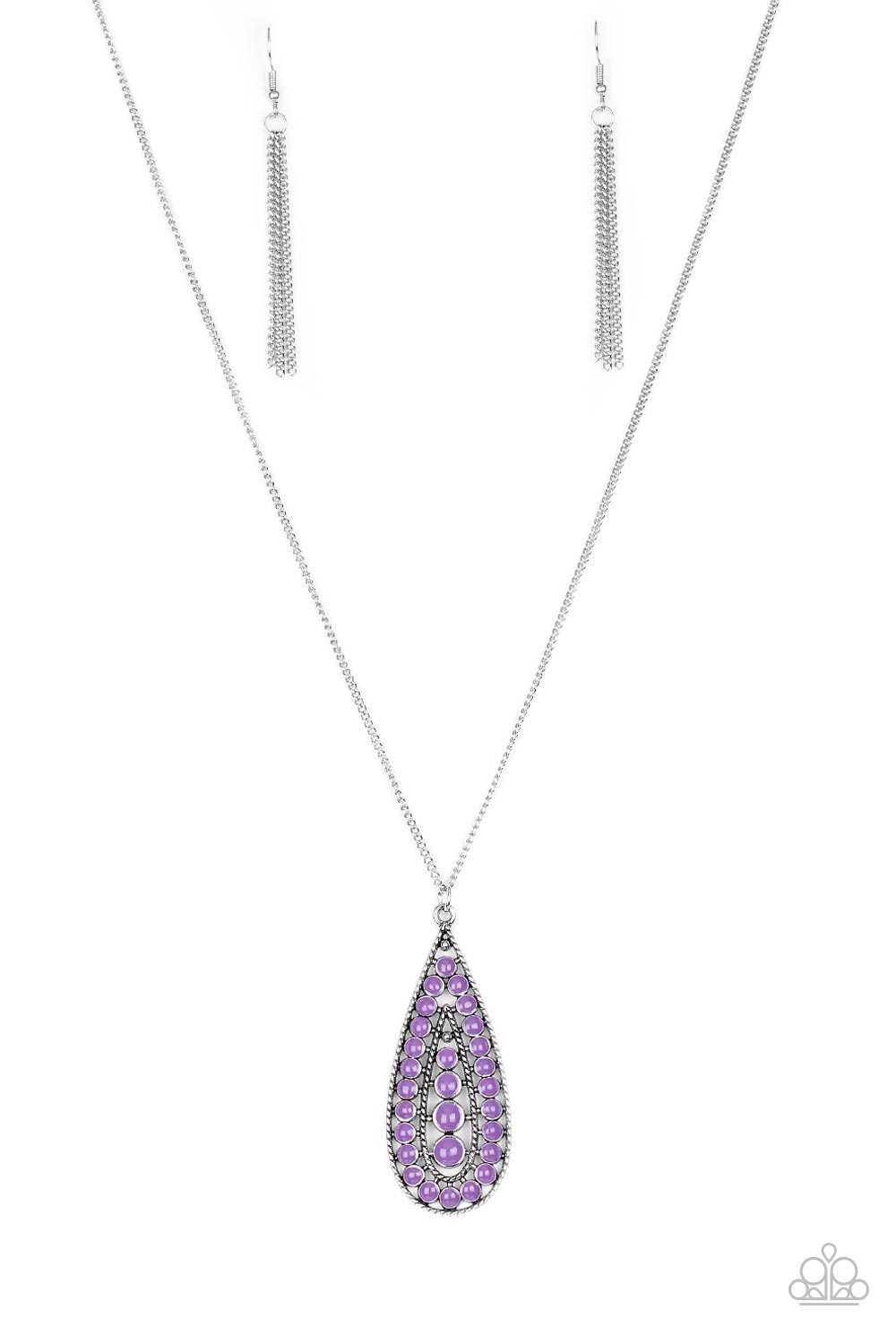 Paparazzi Accessories - Tiki Tease - Purple Necklace