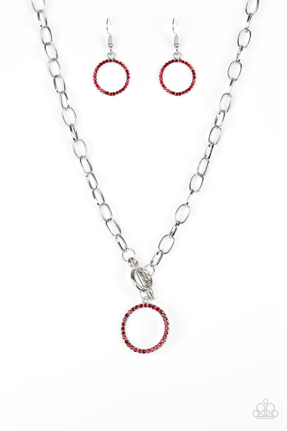 Paparazzi Accessories - All In Favor - Red Necklace