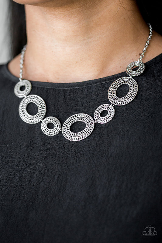 Paparazzi Accessories - Basically Baltic - Silver Necklace