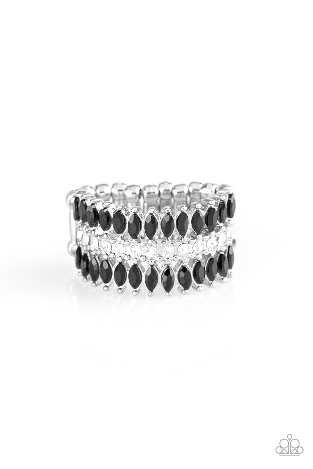 Paparazzi Accessories - Treasury Fund - Black Ring