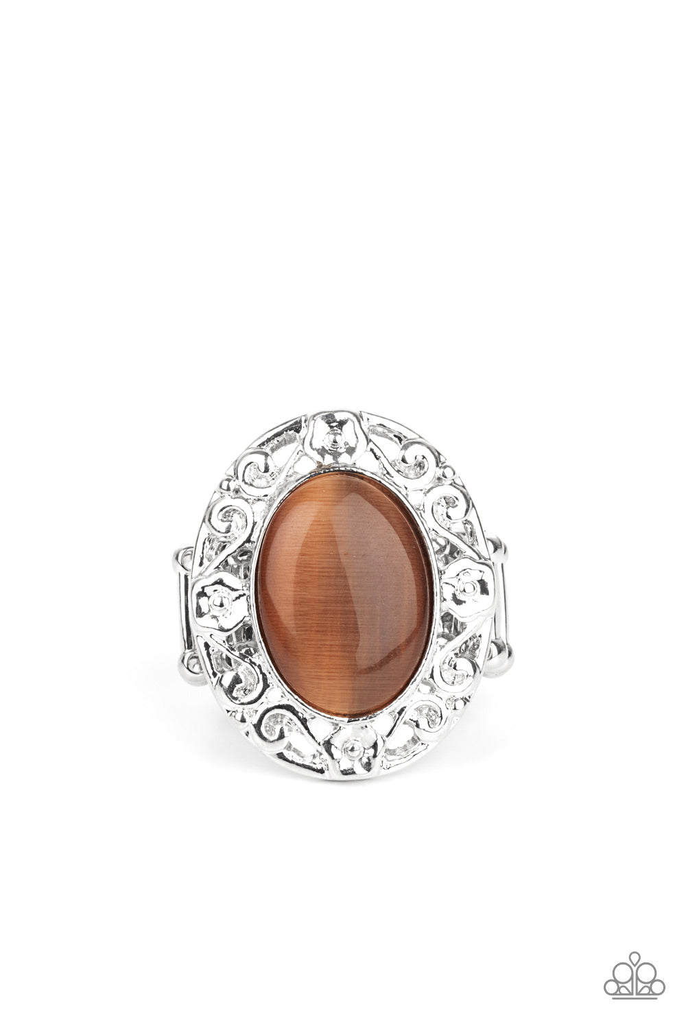 Paparazzi Accessories - Moonlit Marigold - Brown Ring