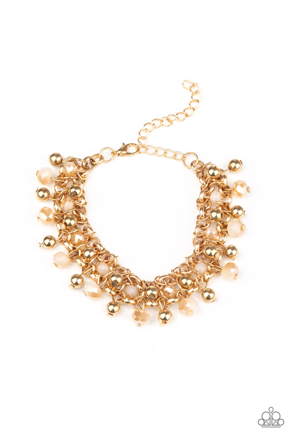 Paparazzi Accessories - Just For The FUND Of It! - Gold Bracelet