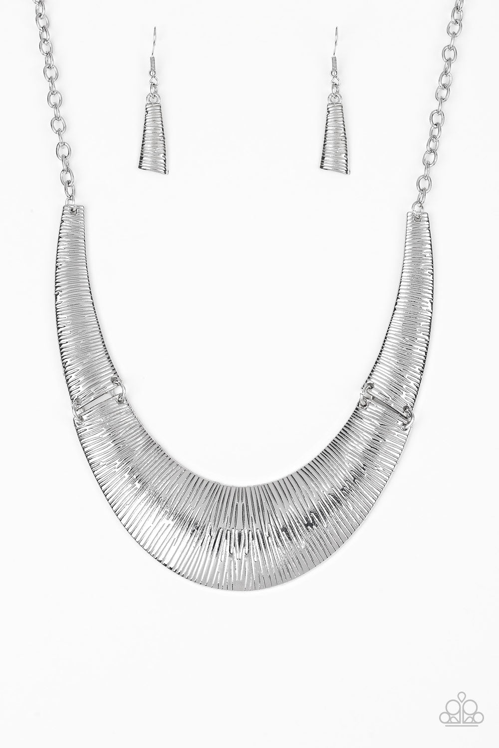 Paparazzi Accessories - Feast or Famine - Silver Necklace