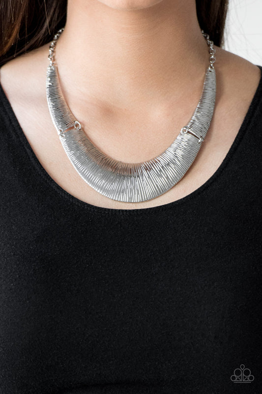 Paparazzi Accessories - Feast or Famine - Silver Necklace