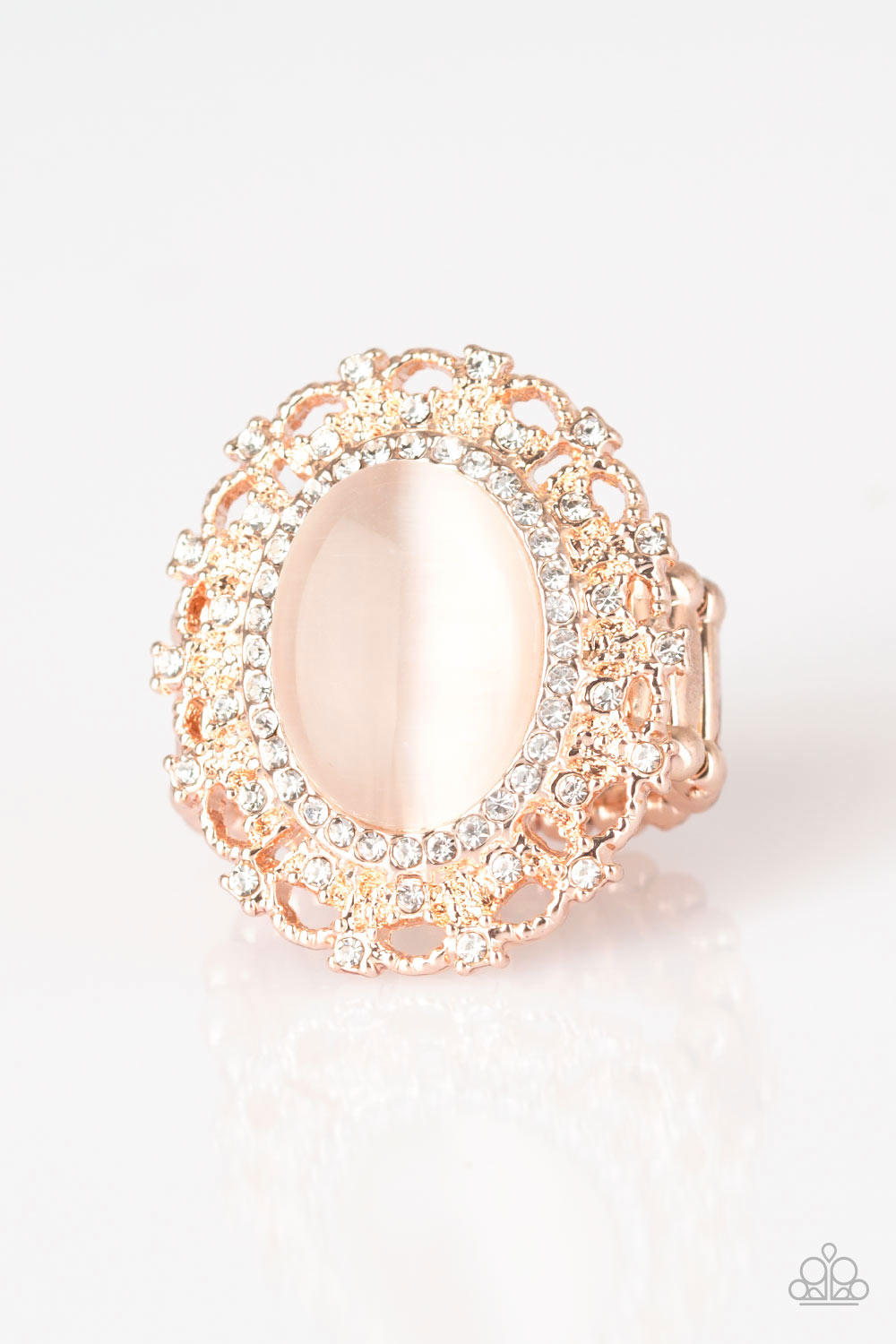 Paparazzi Accessories - BAROQUE The Spell - Rose Gold Ring