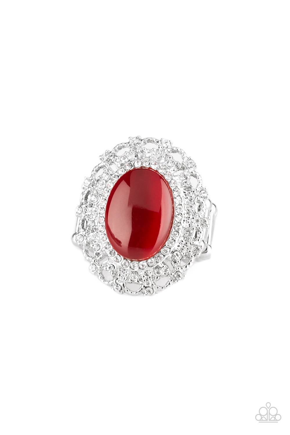 Paparazzi Accessories - BAROQUE The Spell - Red Ring