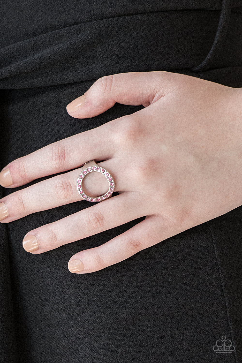 Paparazzi Accessories - One-GLAM Band - Pink Ring