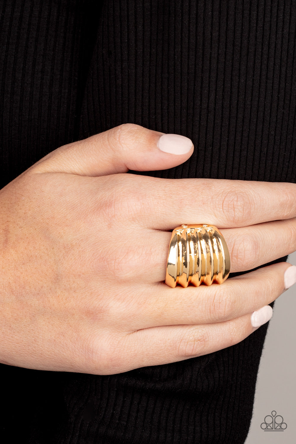 Paparazzi Accessories - Hit Em Where It Hurts - Gold Ring