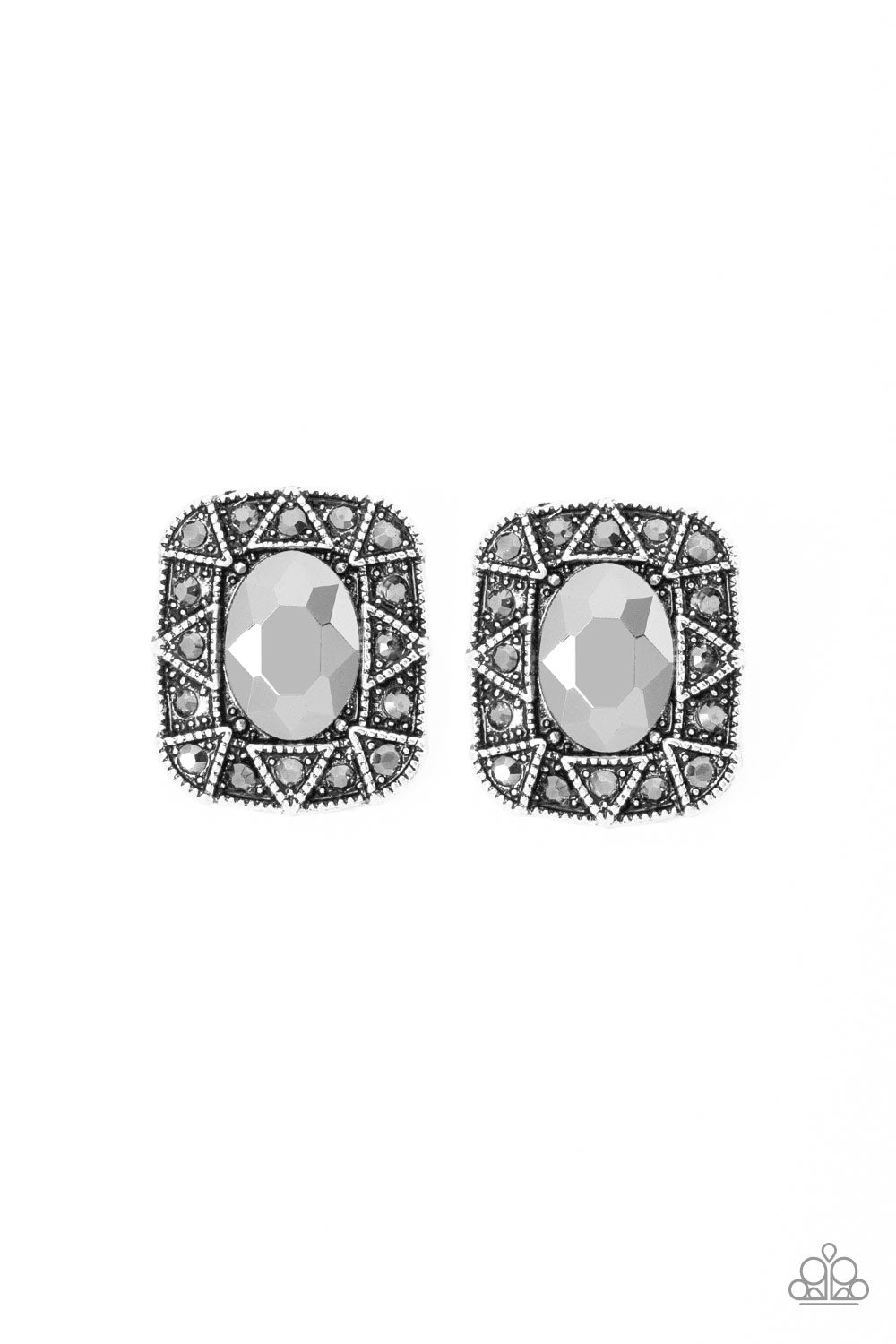 Paparazzi Accessories - Young Money - Silver Earring