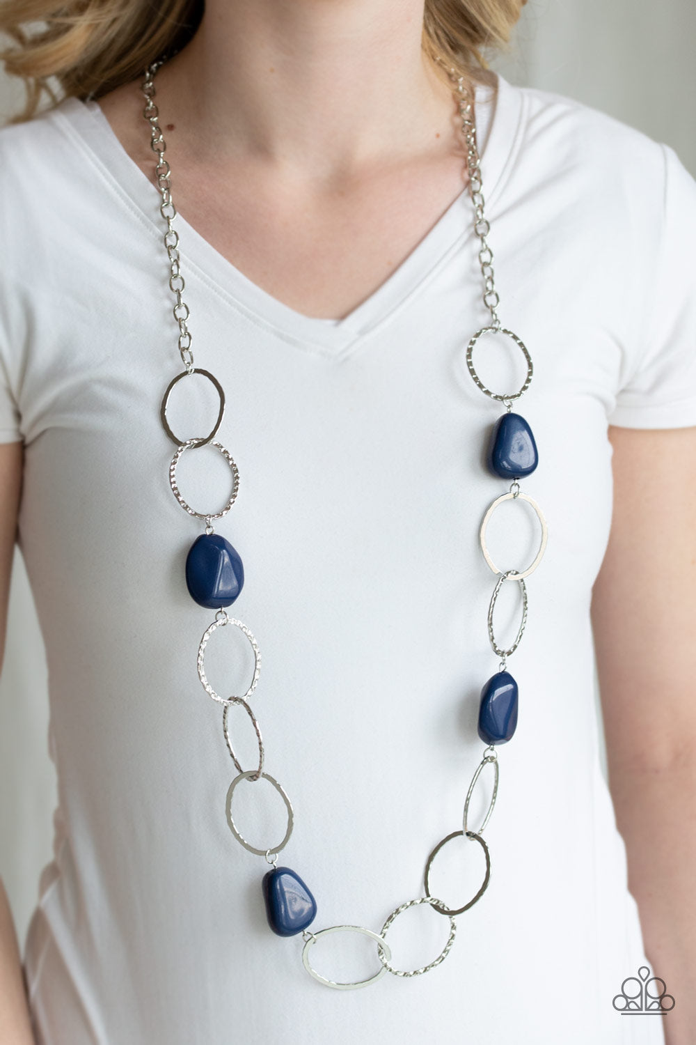 Paparazzi Acessories - Modern Day Malibu - Blue Necklace