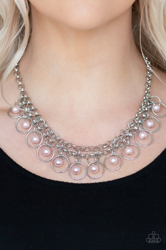 Paparazzi Accessories - Party Time - Pink Necklace