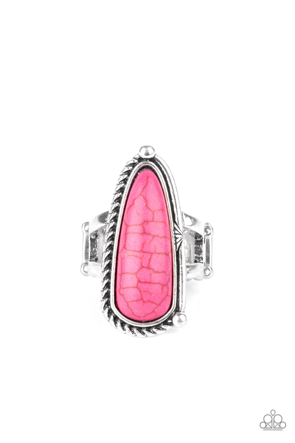 Paparazzi Accessories - Pioneer Plains - Pink Ring