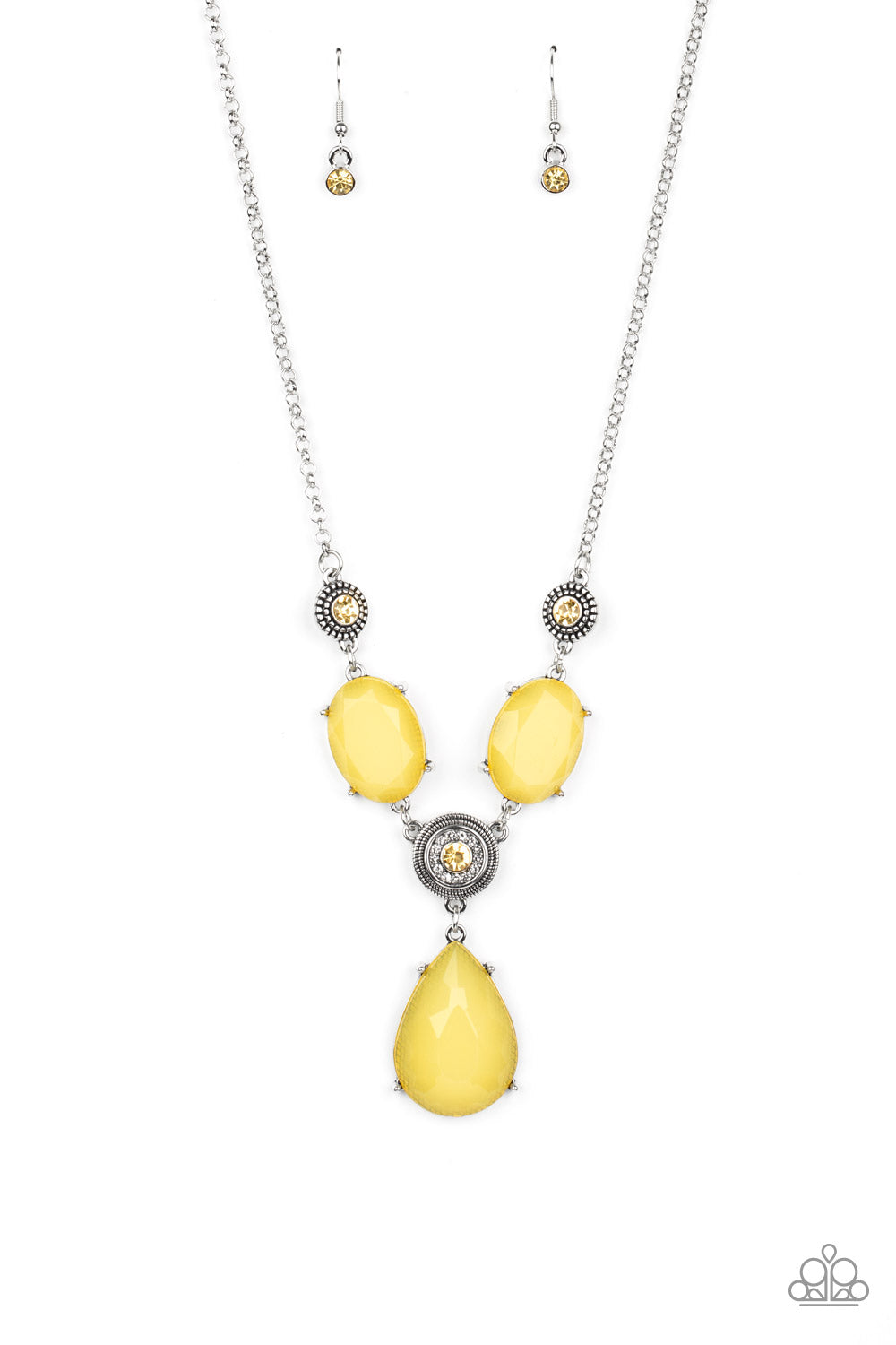 Paparazzi Accessories - Heirloom Hideaway - Yellow Necklace