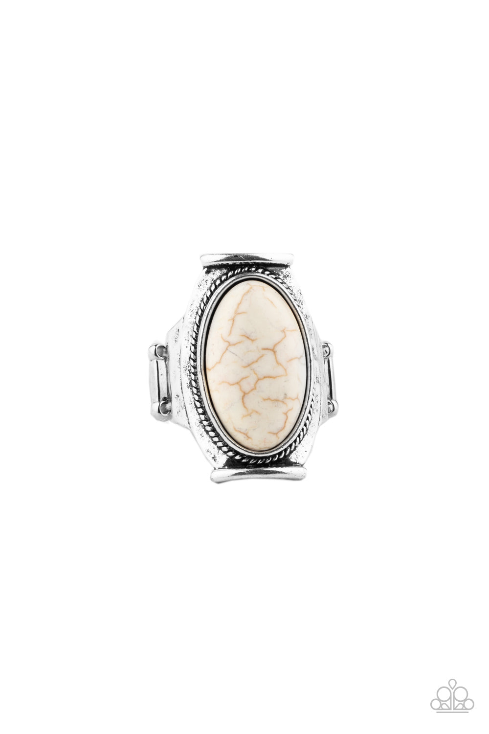 Paparazzi Accessories - Desert Healer - White Ring