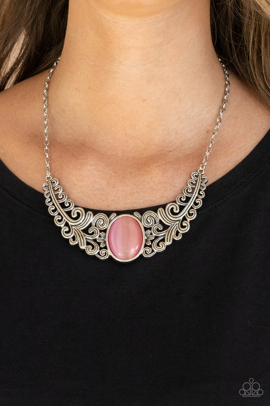 Paparazzi Accessories - Celestial Eden - Pink Necklace