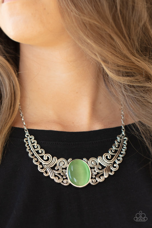 Paparazzi Accessories - Celestial Eden - Green Necklace