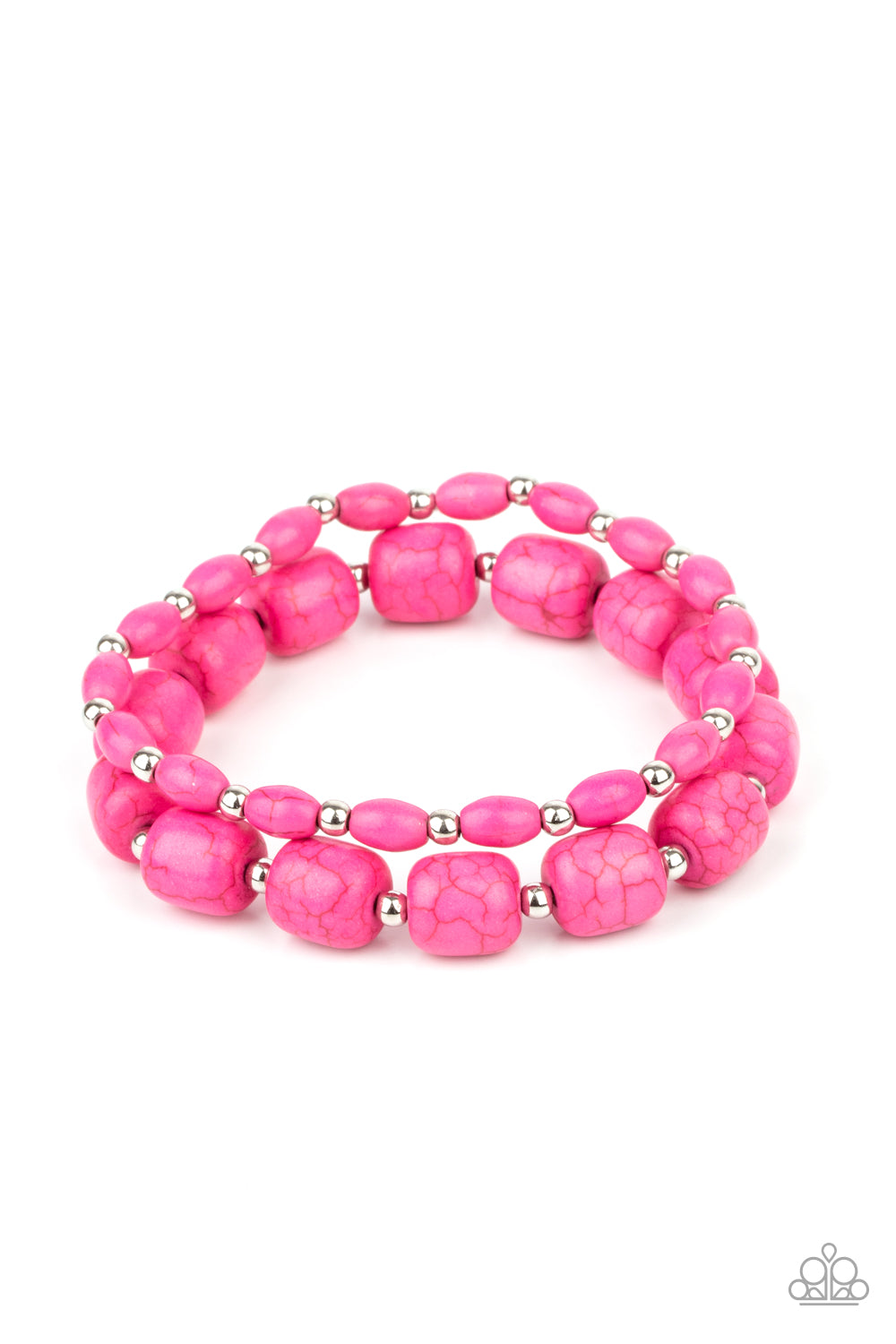 Paparazzi Accessories - Colorfully Country - Pink Bracelet