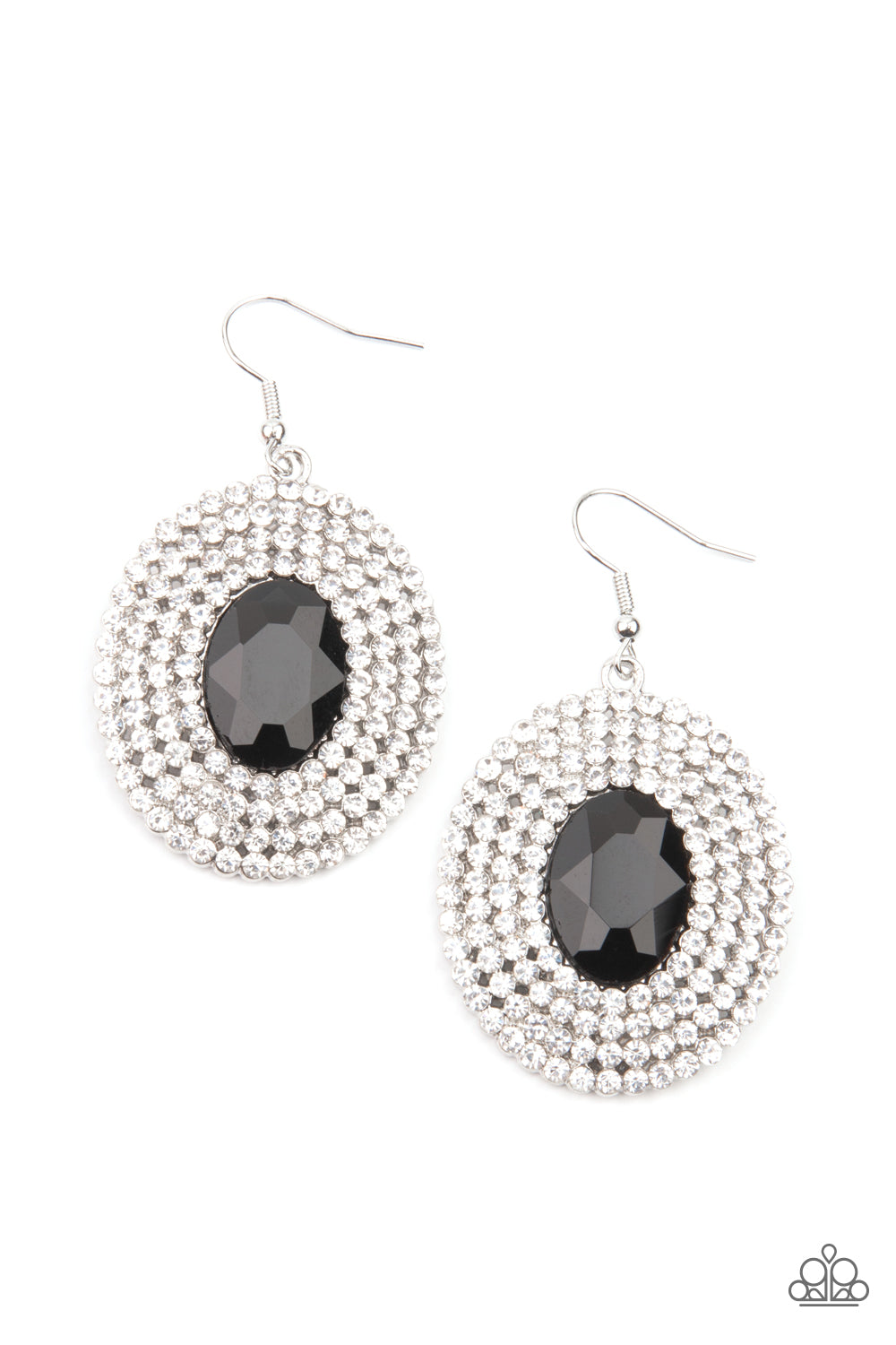 Paparazzi Accessories - FIERCE Field - Black Earring