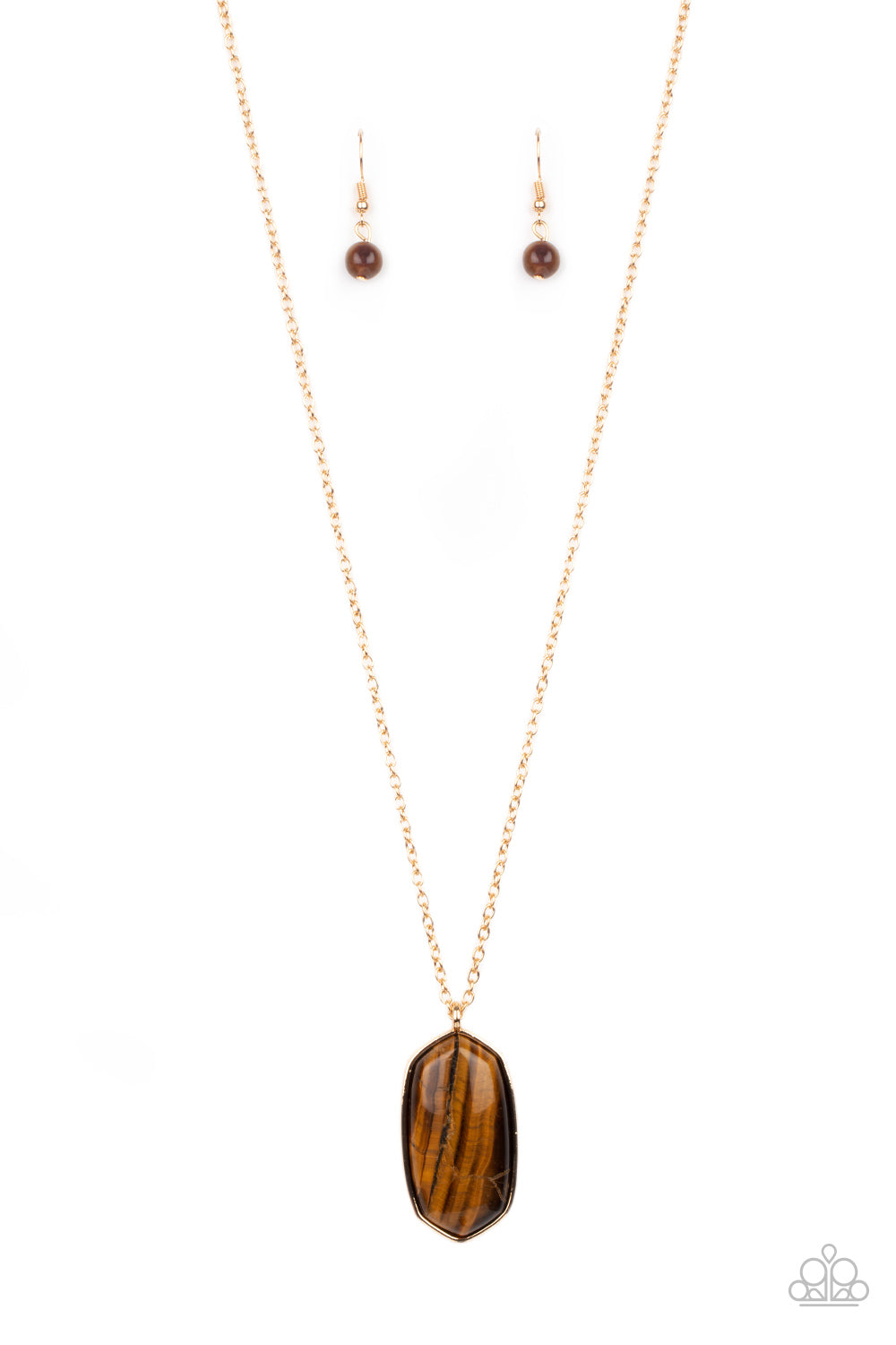 Paparazzi Accessories - Elemental Elegance - Brown Necklace