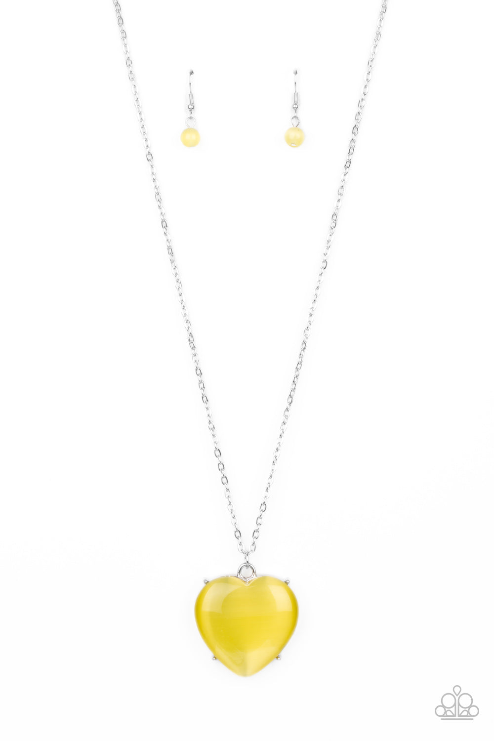 Paparazzi Accessories - Warmhearted Glow - Yellow Necklace