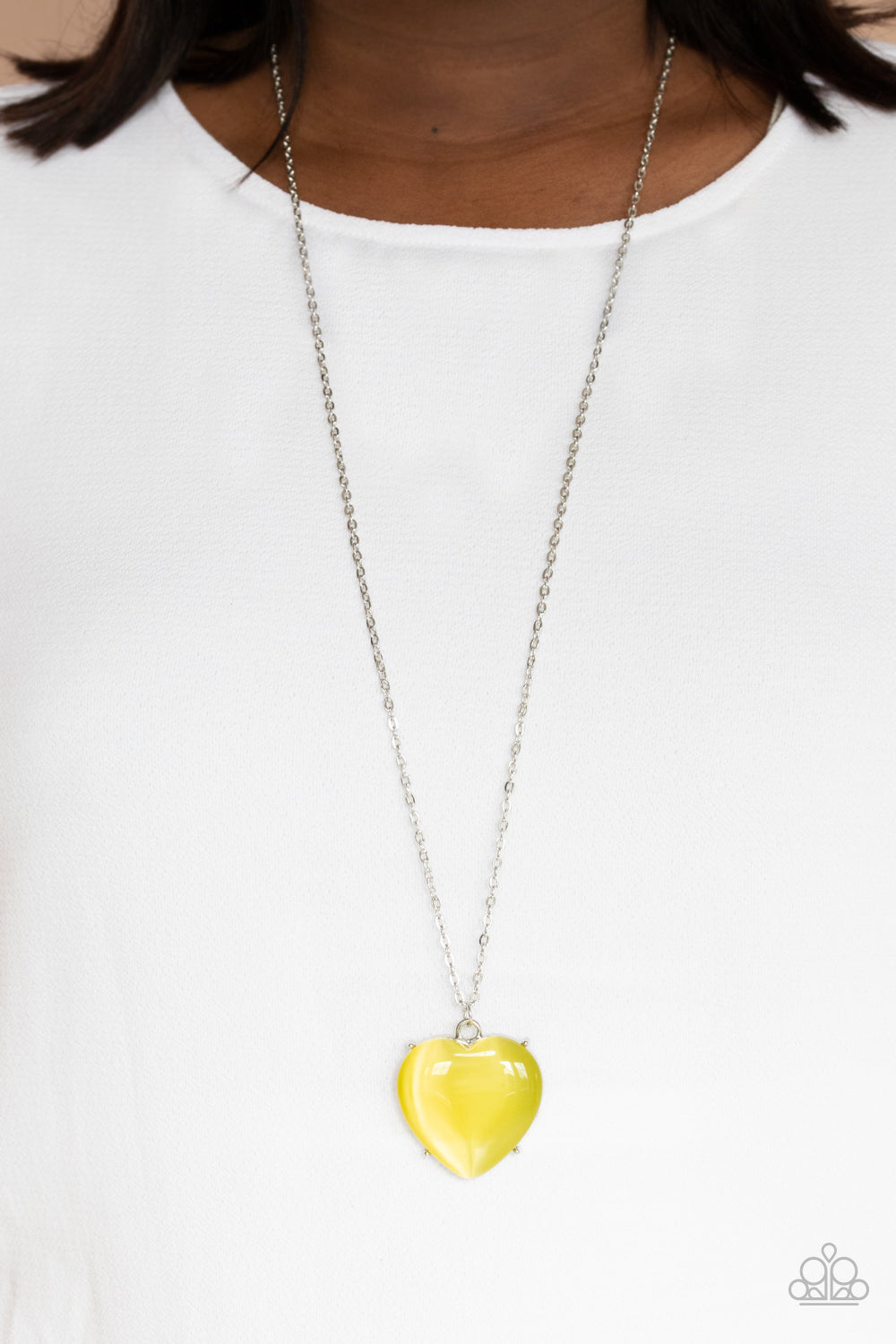 Paparazzi Accessories - Warmhearted Glow - Yellow Necklace