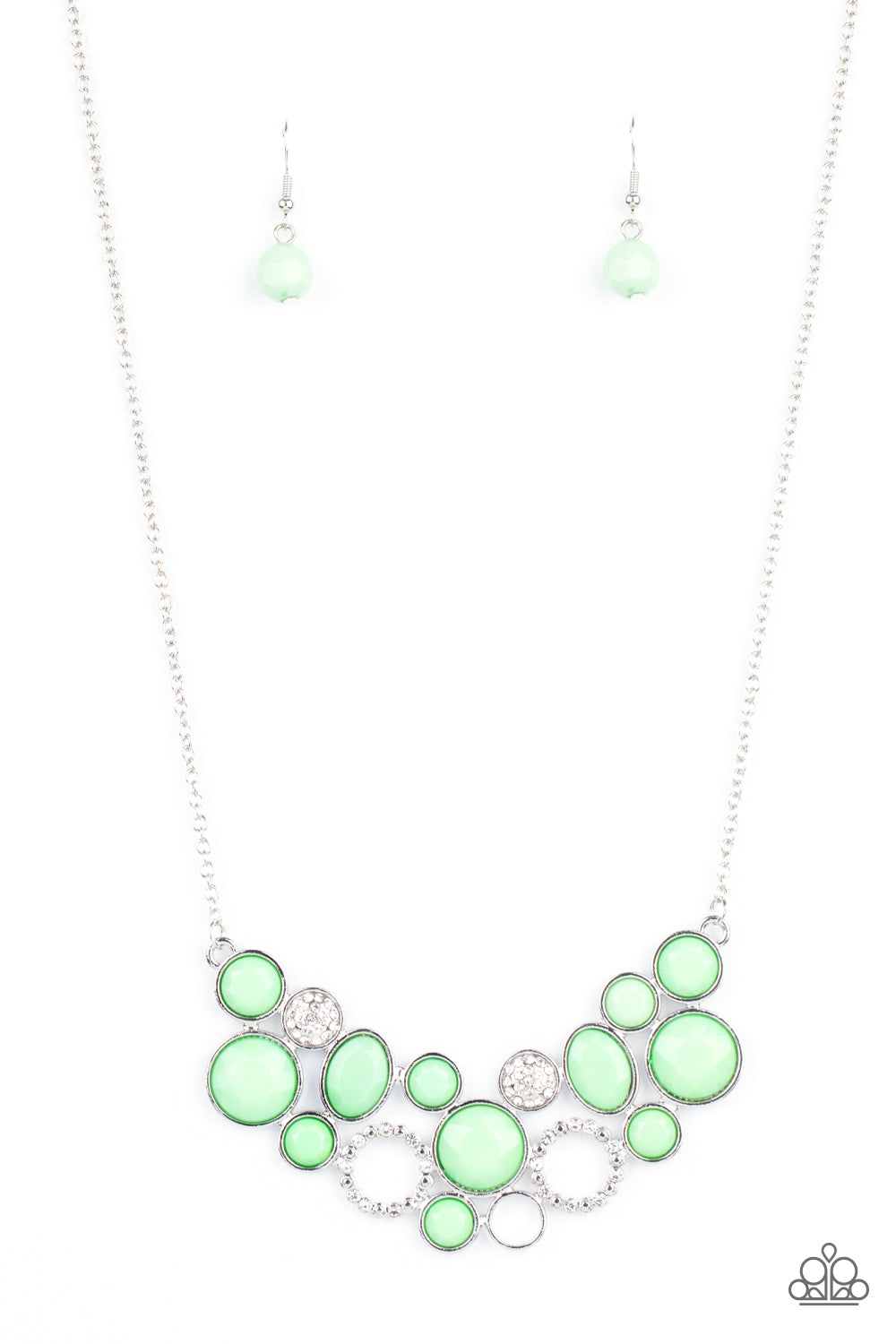 Paparazzi Accessories - Extra Eloquent - Green Necklace