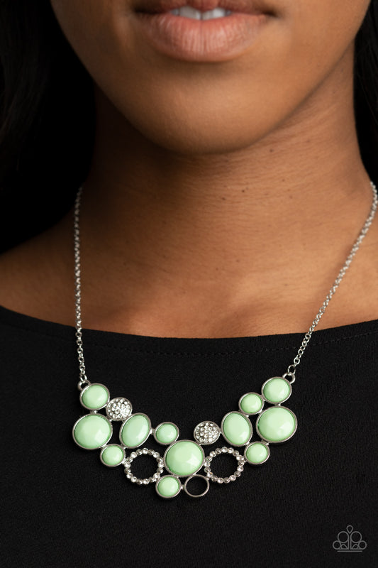 Paparazzi Accessories - Extra Eloquent - Green Necklace