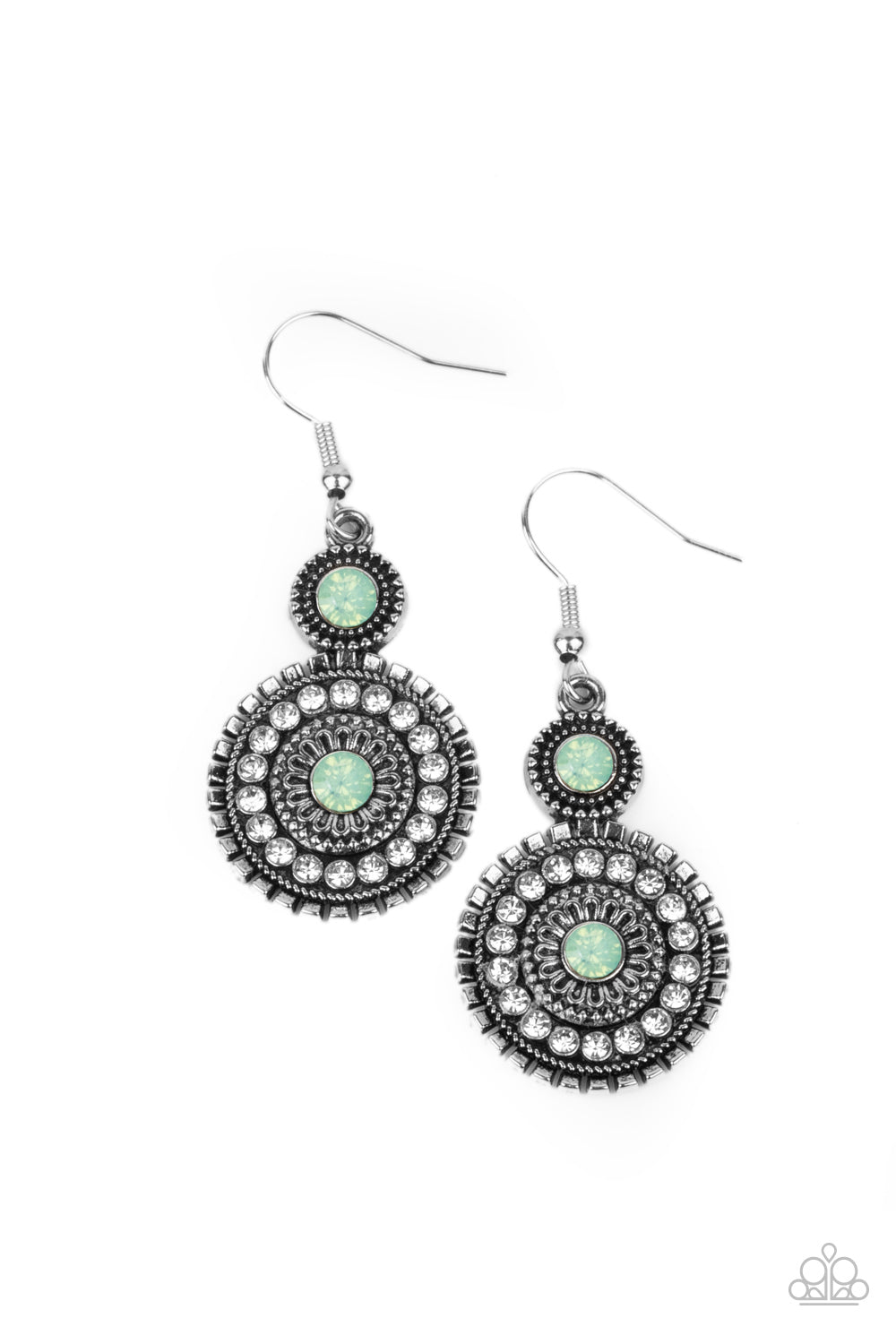 Paparazzi Accessories - Opulent Outreach - Green Earring