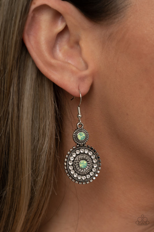 Paparazzi Accessories - Opulent Outreach - Green Earring