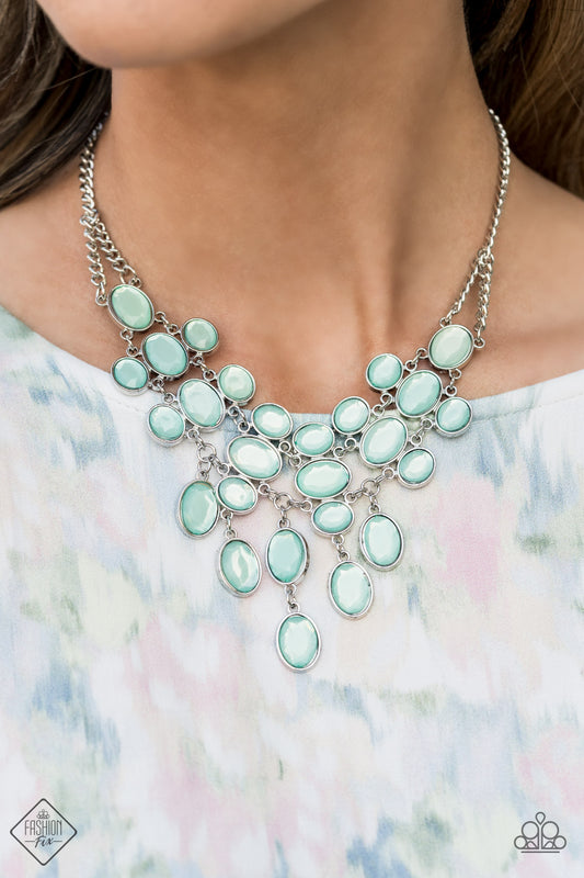 Paparazzi Accessories - Serene Gleam - Blue Necklace