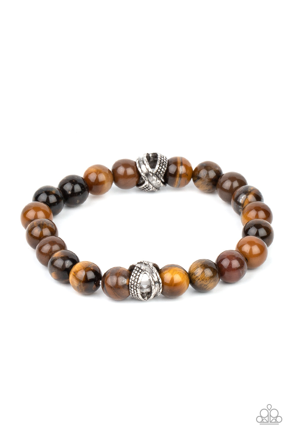 Paparazzi Accessories - ZEN Commandments - Brown Bracelet