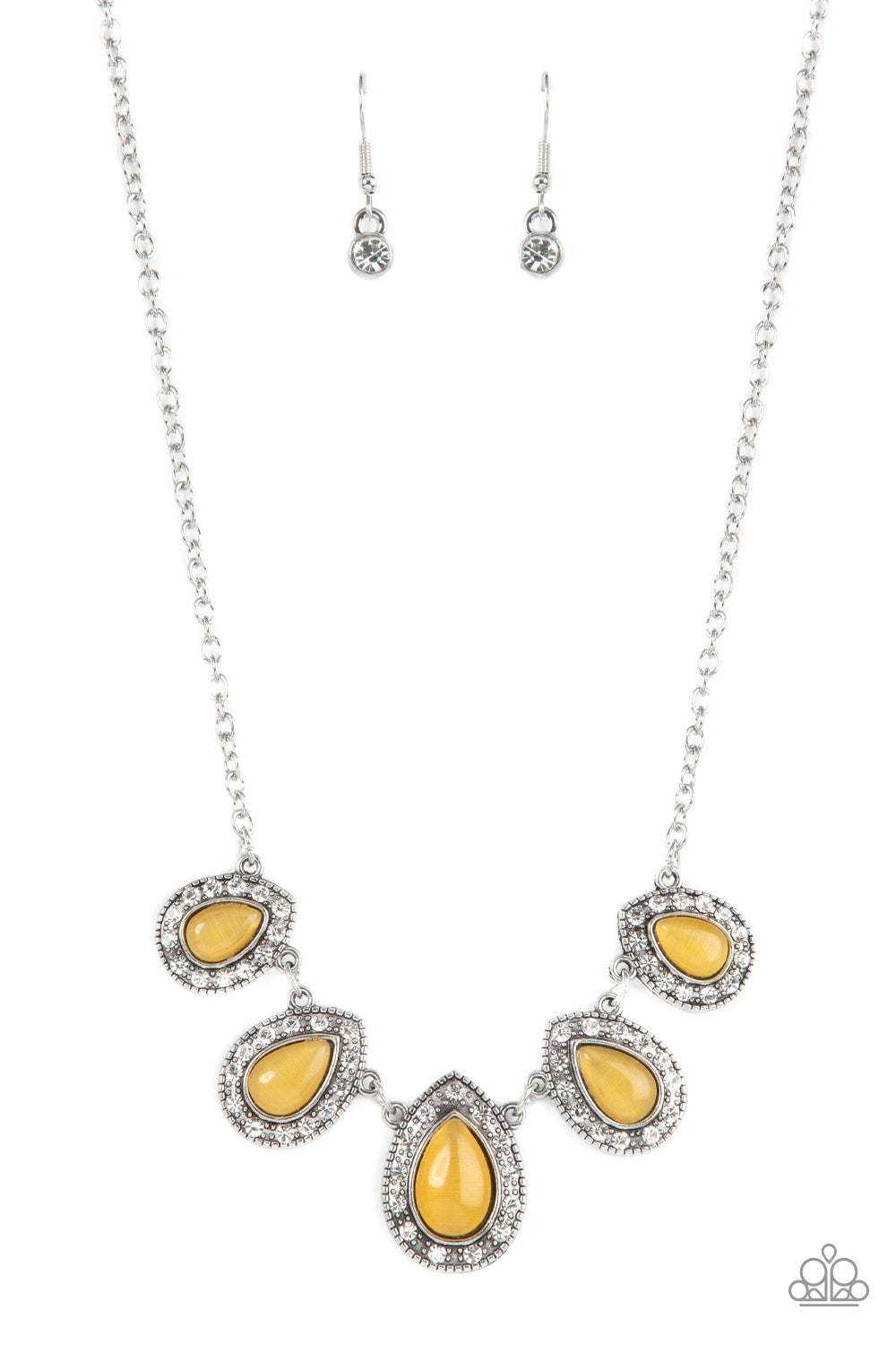 Paparazzi Accessories - Everlasting Enchantment - Yellow Necklace