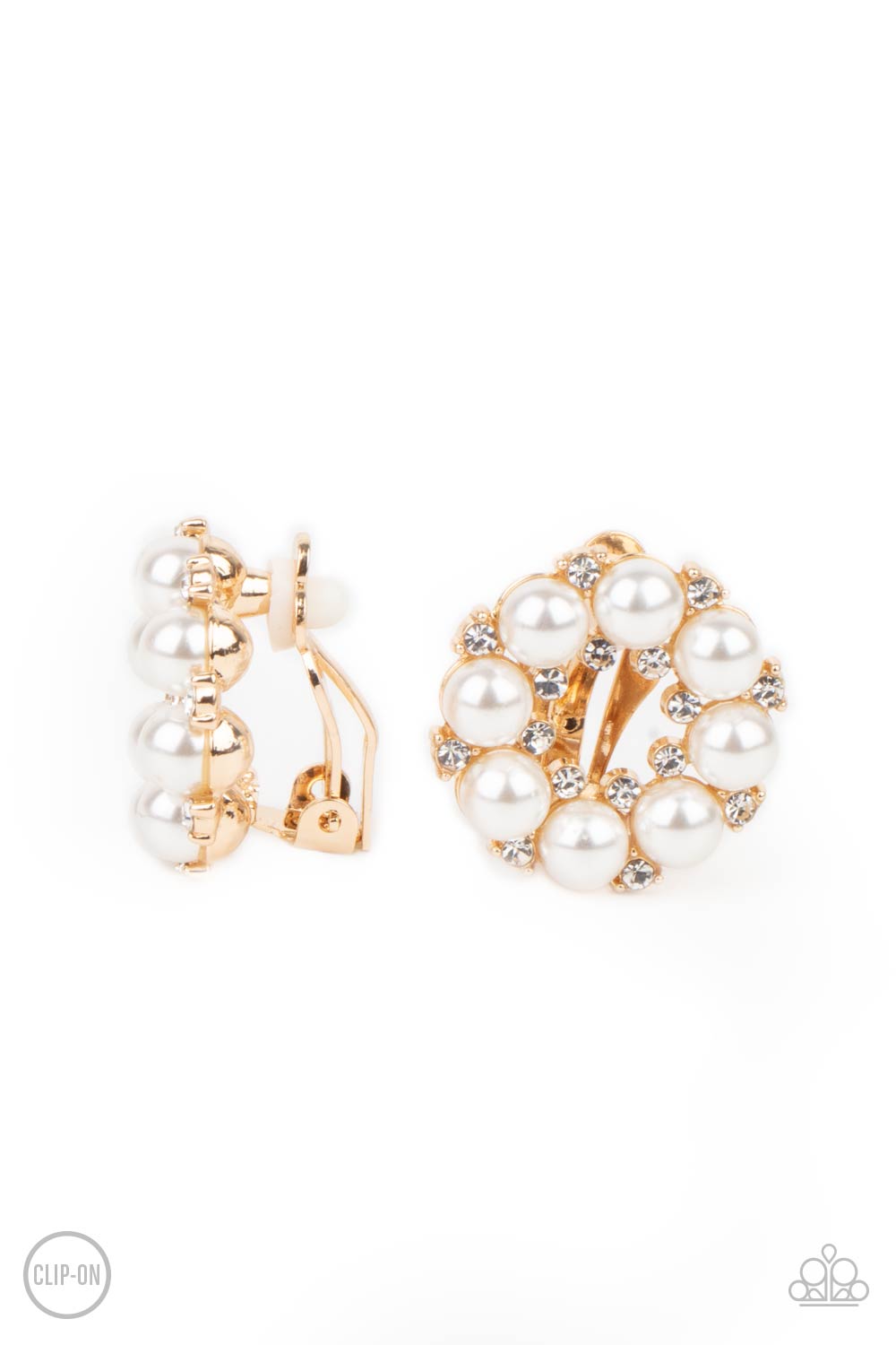 Paparazzi Accessories - Roundabout Ritz - Gold Earring