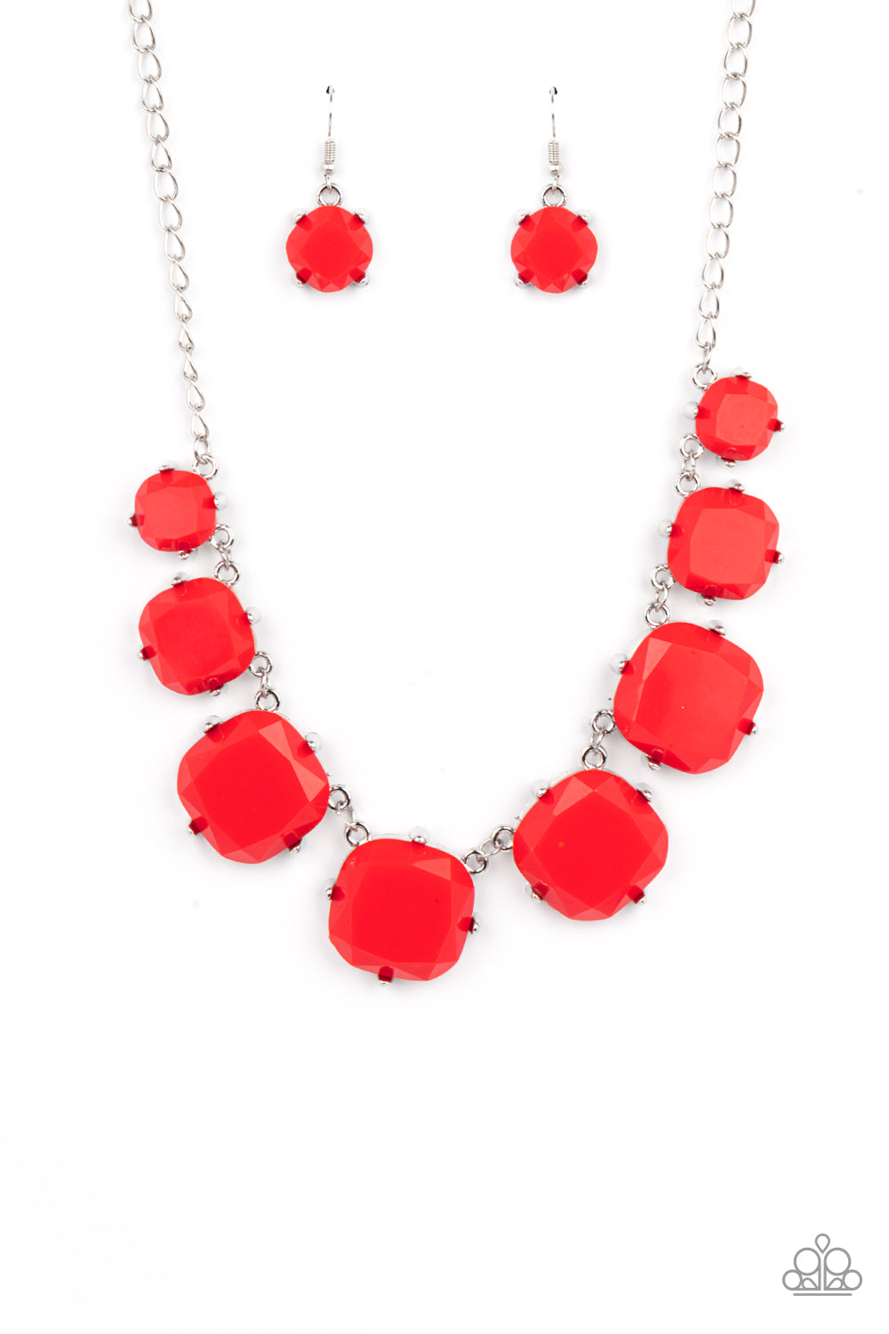 Paparazzi Accessories - Prismatic Prima Donna - Red Necklace