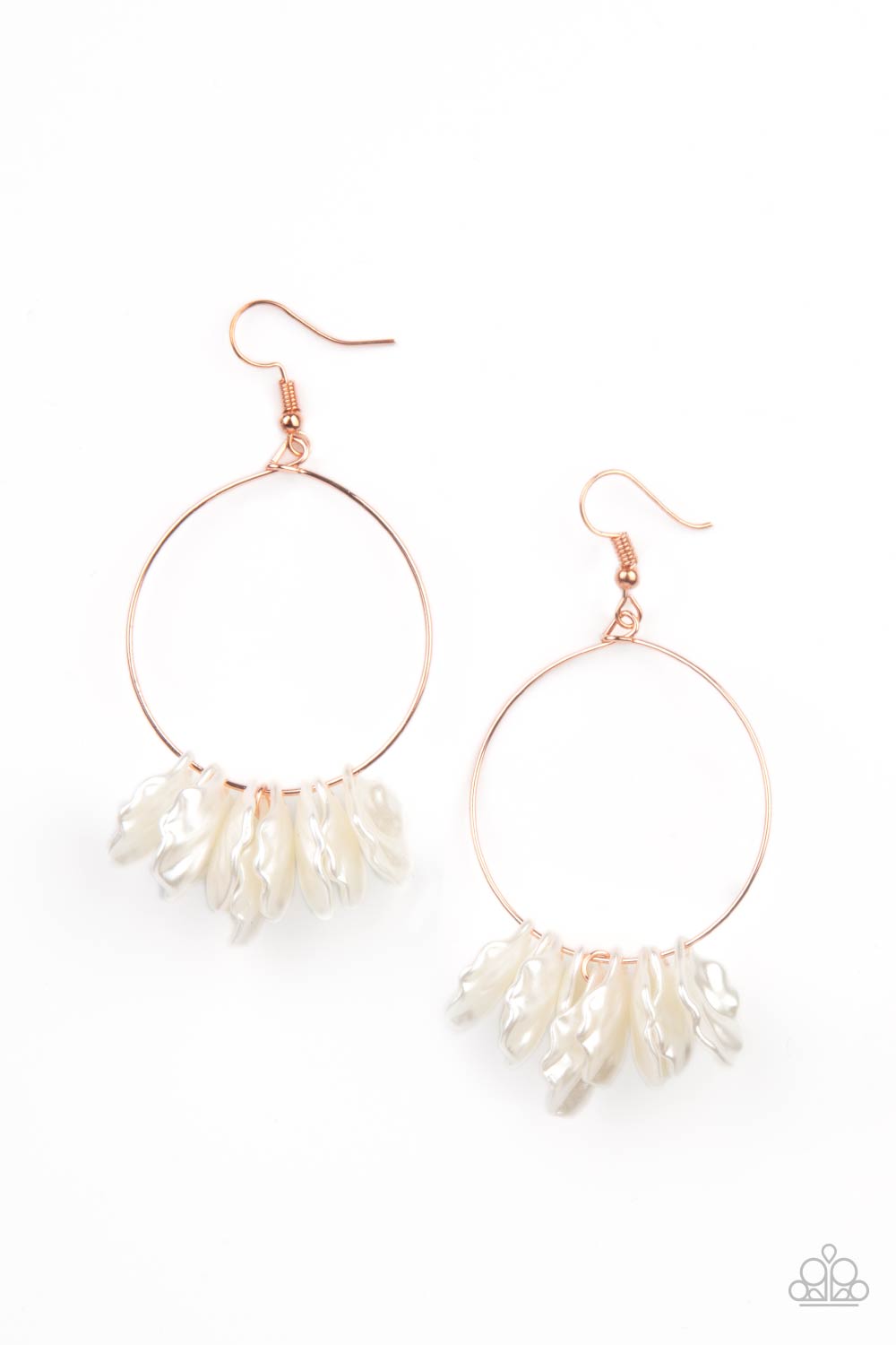 Paparazzi Accessories - Sailboats and Seashells - Copper Earring