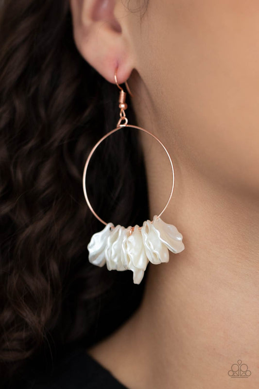 Paparazzi Accessories - Sailboats and Seashells - Copper Earring