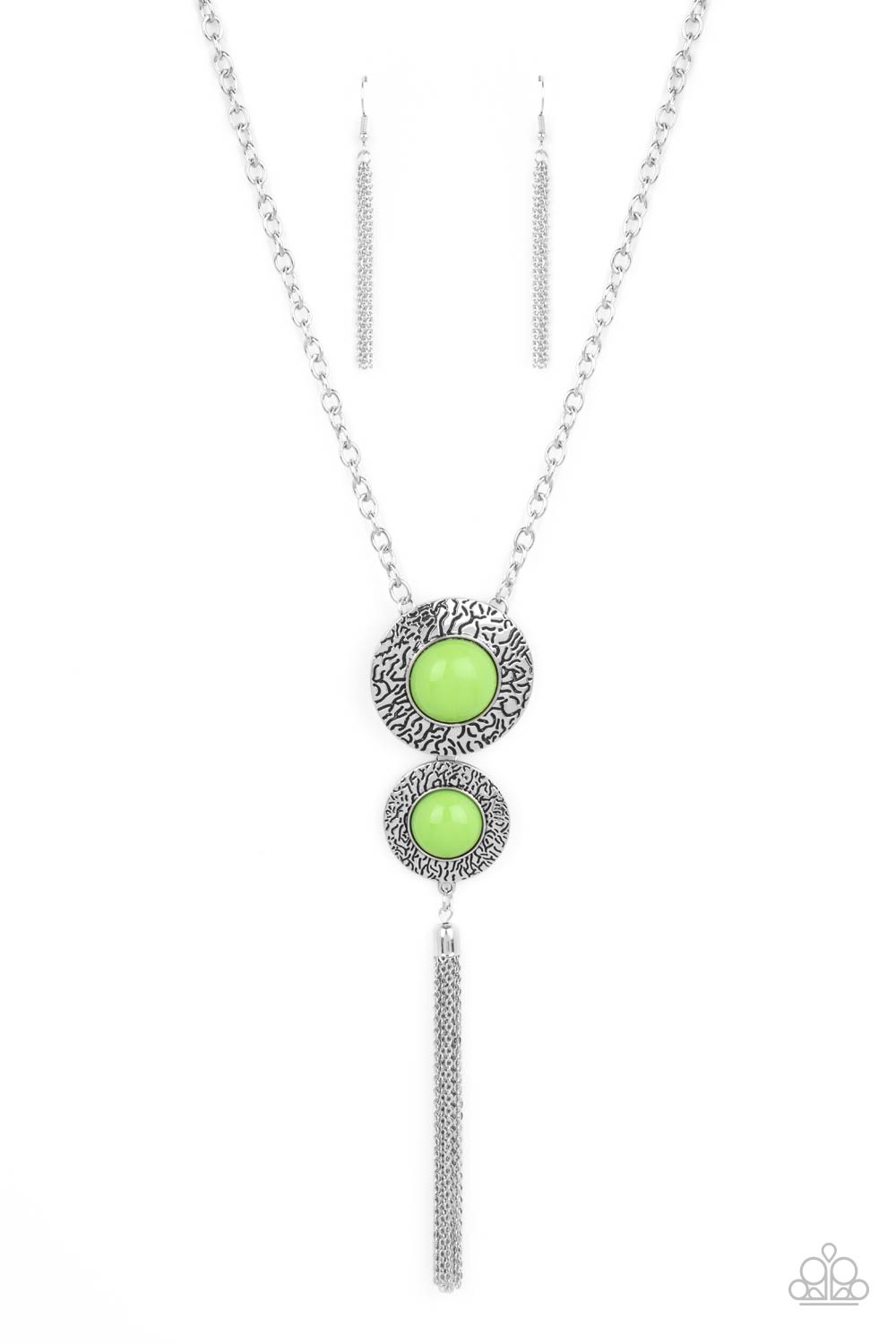 Paparazzi Accessories - Abstract Artistry - Green Necklace