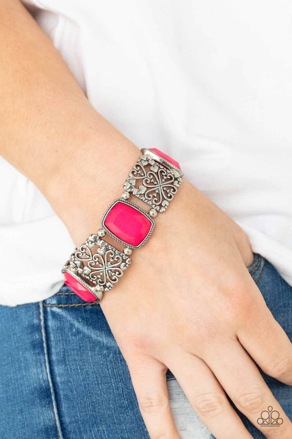 Paparazzi Accessories - Colorful Coronation - Pink Braclet