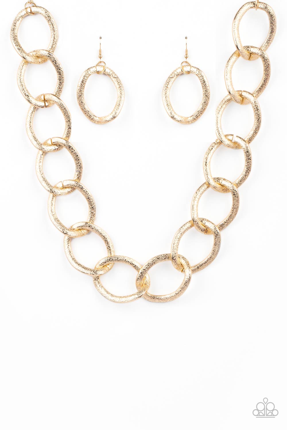 Paparazzi Accessories - Industrial Intimidation - Gold Necklace