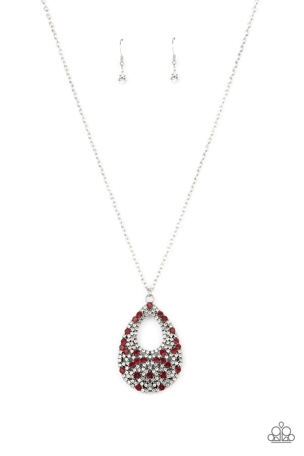 Paparazzi Accessories - High Society Stargazing - Red Necklace