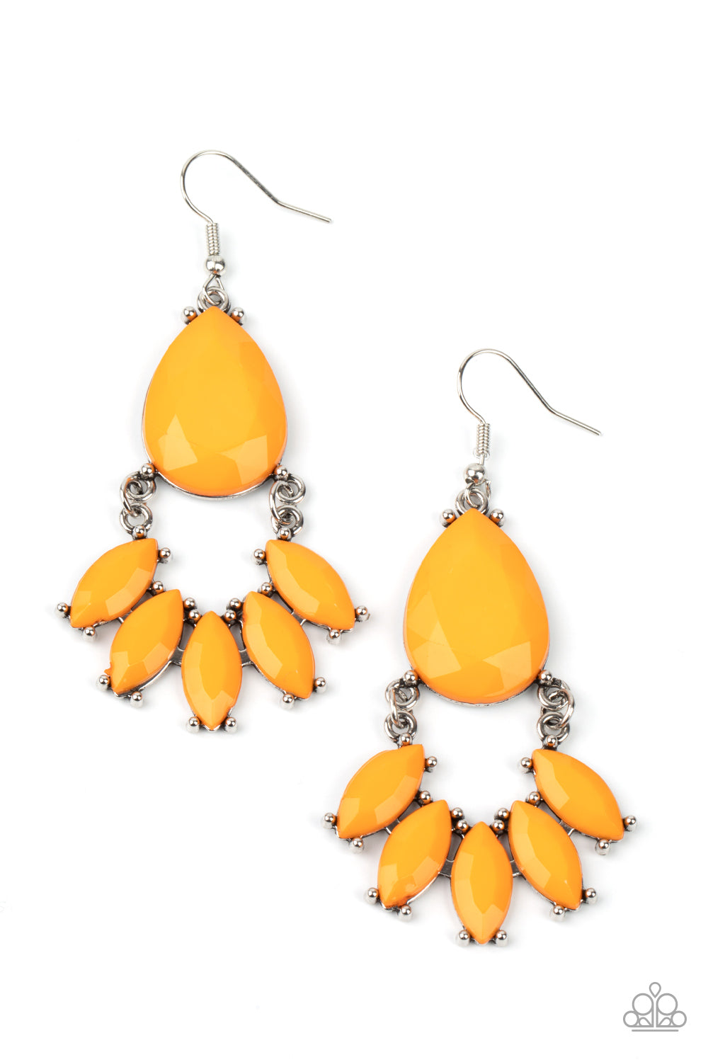 Paparazzi Accessories - POWERHOUSE Call - Orange Earring