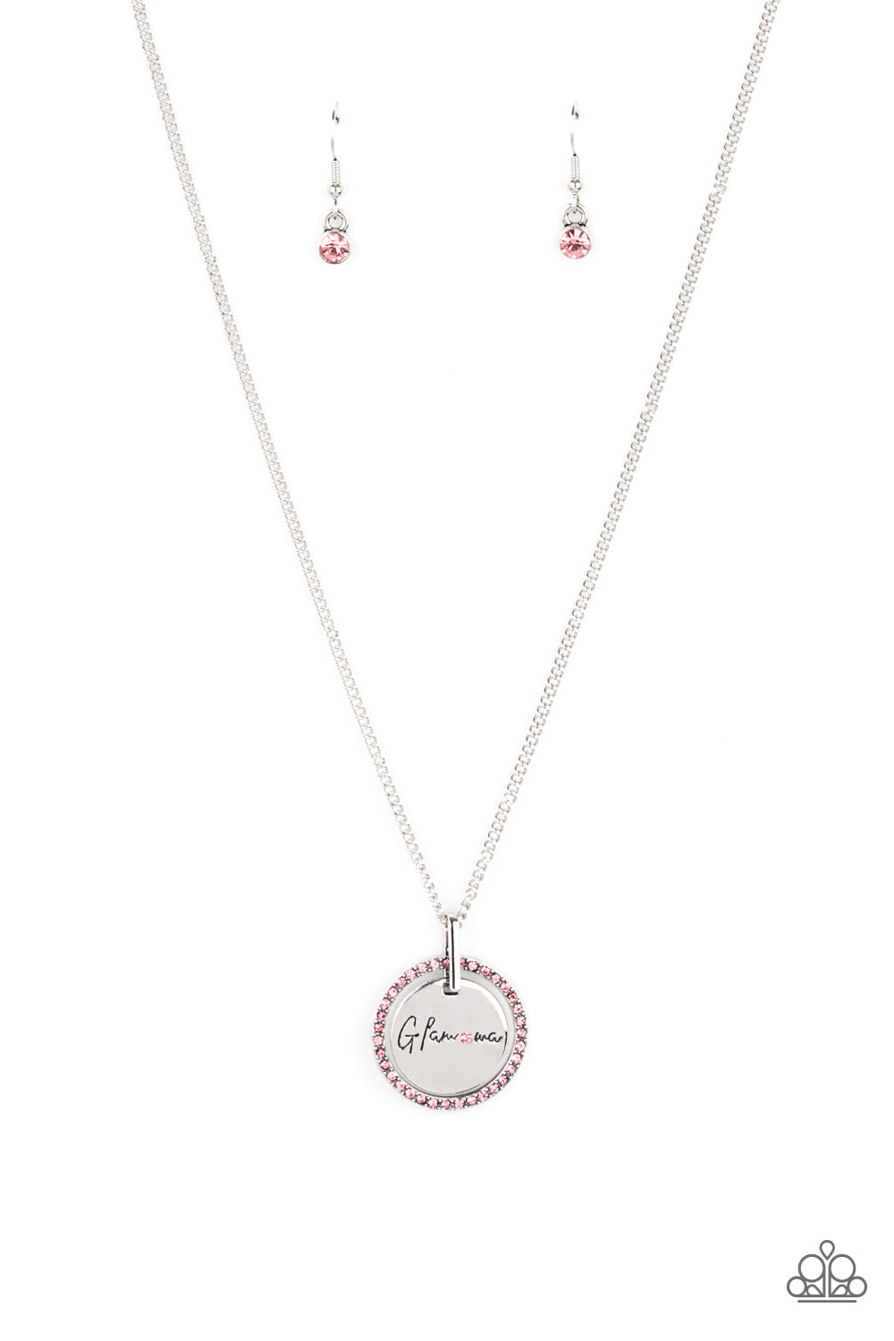 Paparazzi Accessories - Glam-ma Glamorous - Pink Necklace