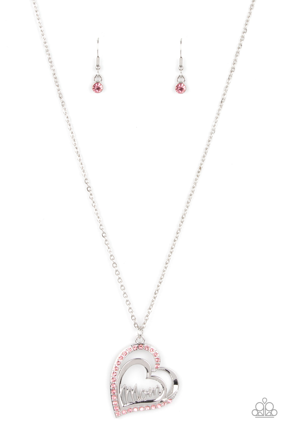 Paparazzi Accessories - A Mothers Heart - Pink Necklace