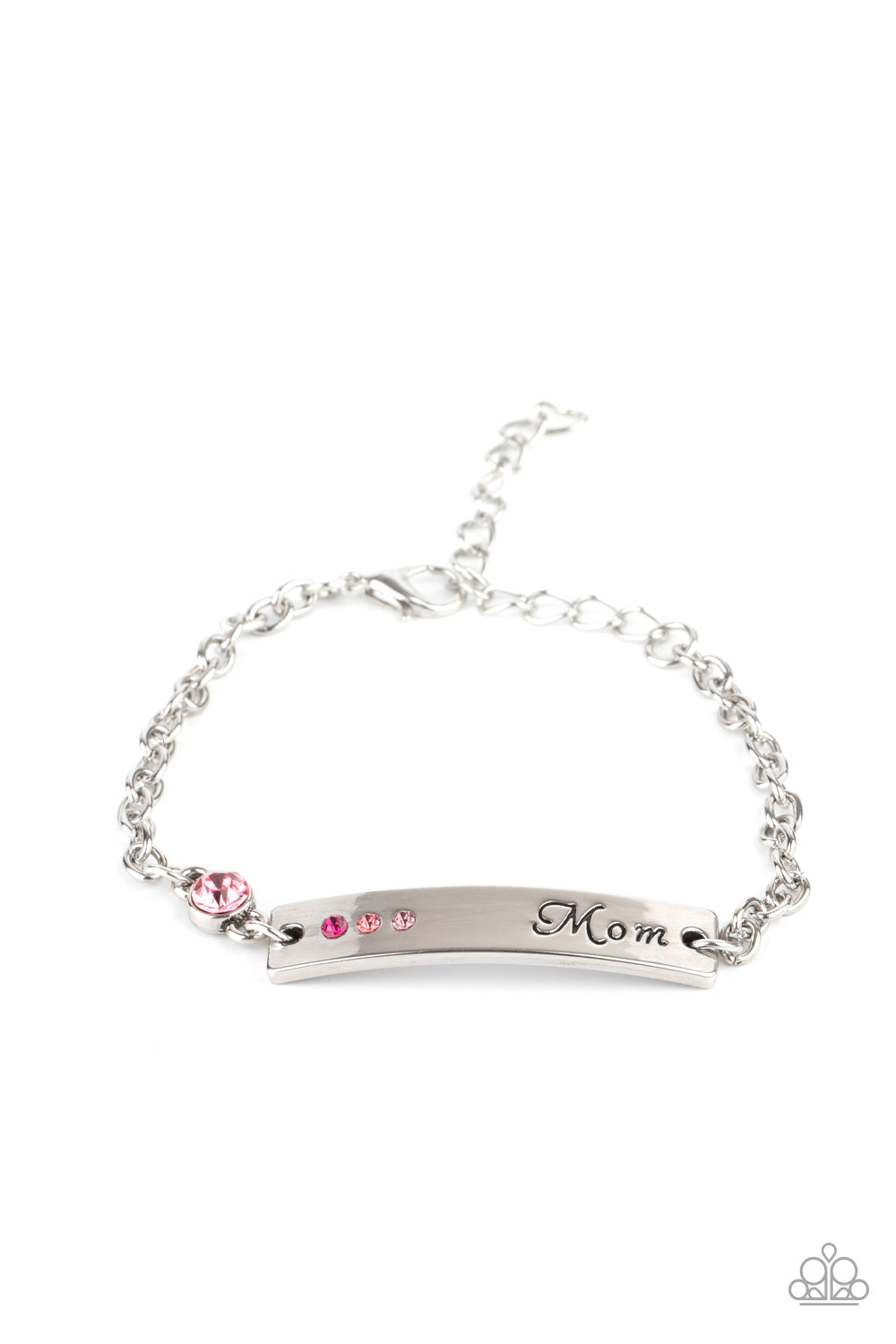 Paparazzi Accessories - Mom Always Knows - Pink Bracelet