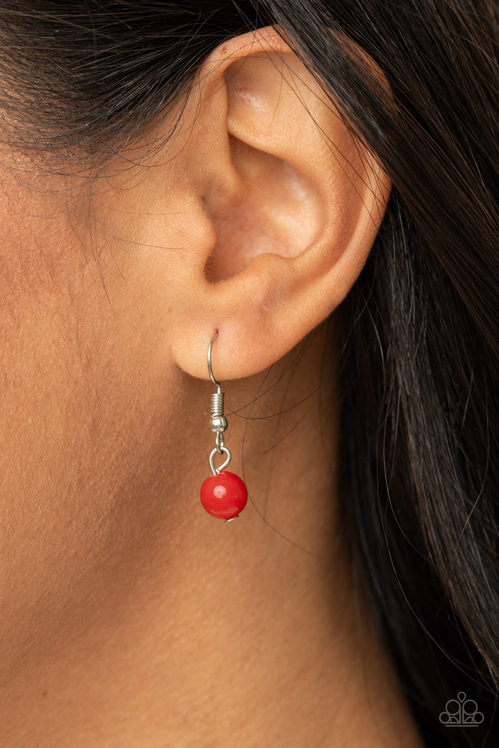 Paparazzi Accessories - Prismatically POP-tastic - Red Earring