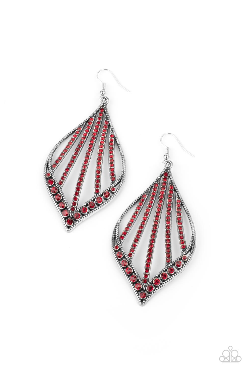 Paparazzi Accessories - Showcase Sparkle - Red Earring